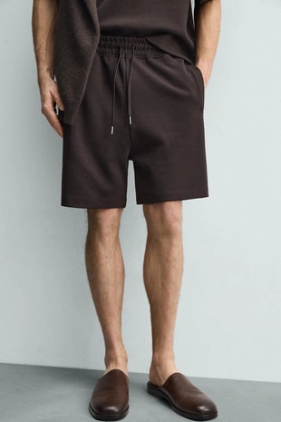 Шорты-джоггеры INTERLOCK свободного кроя- Заказать в России