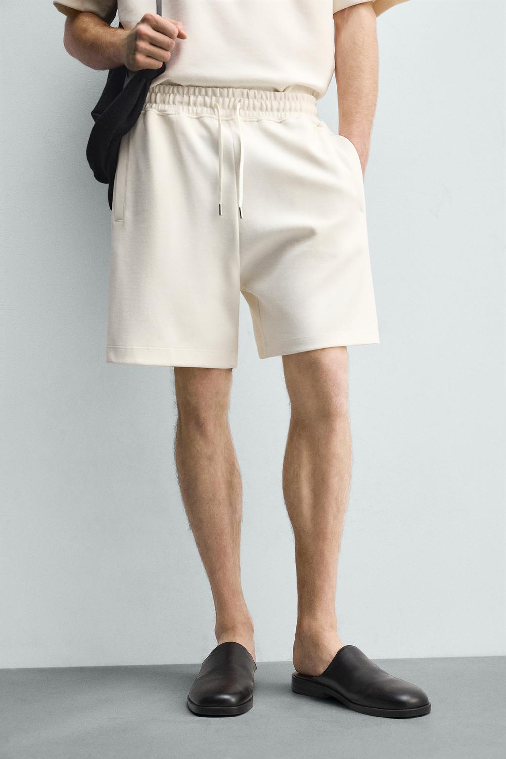 ШОРТЫ-ДЖОГГЕРЫ RELAXED FIT ИЗ ТКАНИ ИНТЕРЛОК