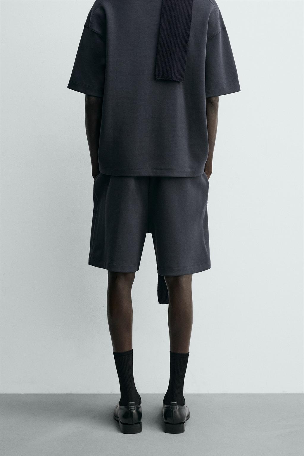 ШОРТЫ-ДЖОГГЕРЫ RELAXED FIT ИЗ ТКАНИ ИНТЕРЛОК