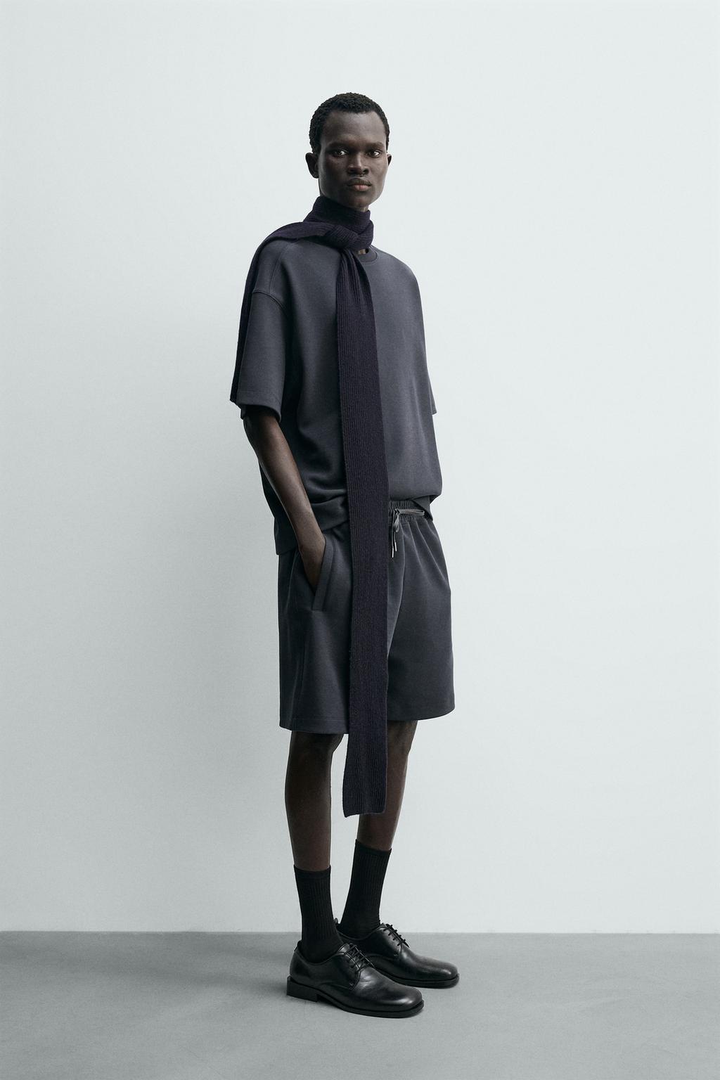 ШОРТЫ-ДЖОГГЕРЫ RELAXED FIT ИЗ ТКАНИ ИНТЕРЛОК