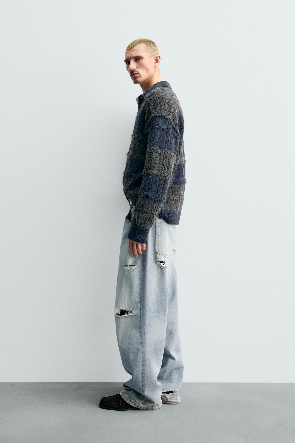 ТРИКОТАЖНОЕ ЖАККАРДОВОЕ ПОЛО В ПОЛОСКУ