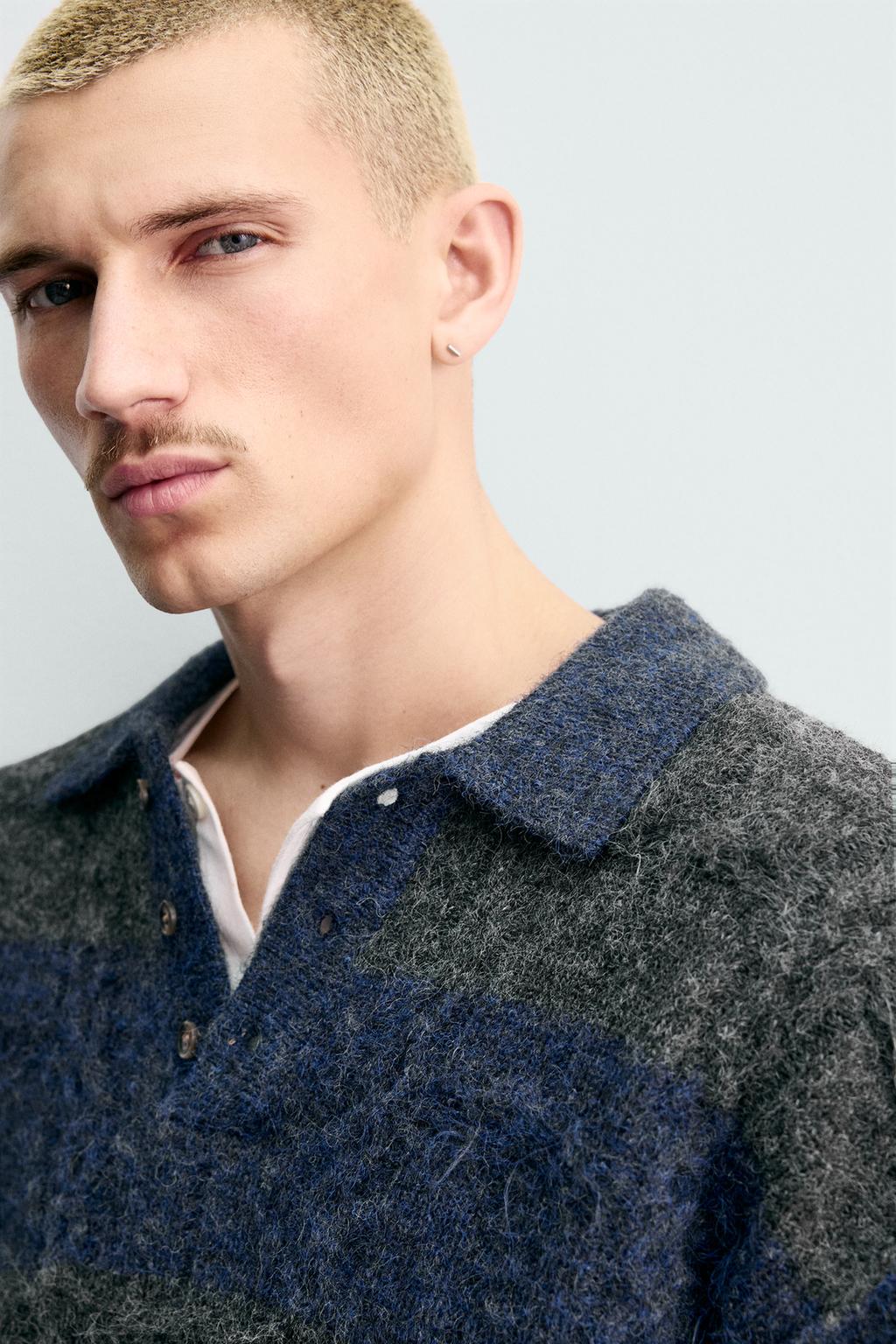 ТРИКОТАЖНОЕ ЖАККАРДОВОЕ ПОЛО В ПОЛОСКУ