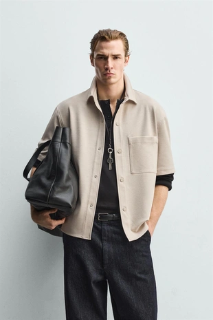 Куртка-рубашка комфортная, не требует глажки- Заказать в России