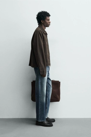 Куртка из рельефной ткани с карманами- Заказать в России