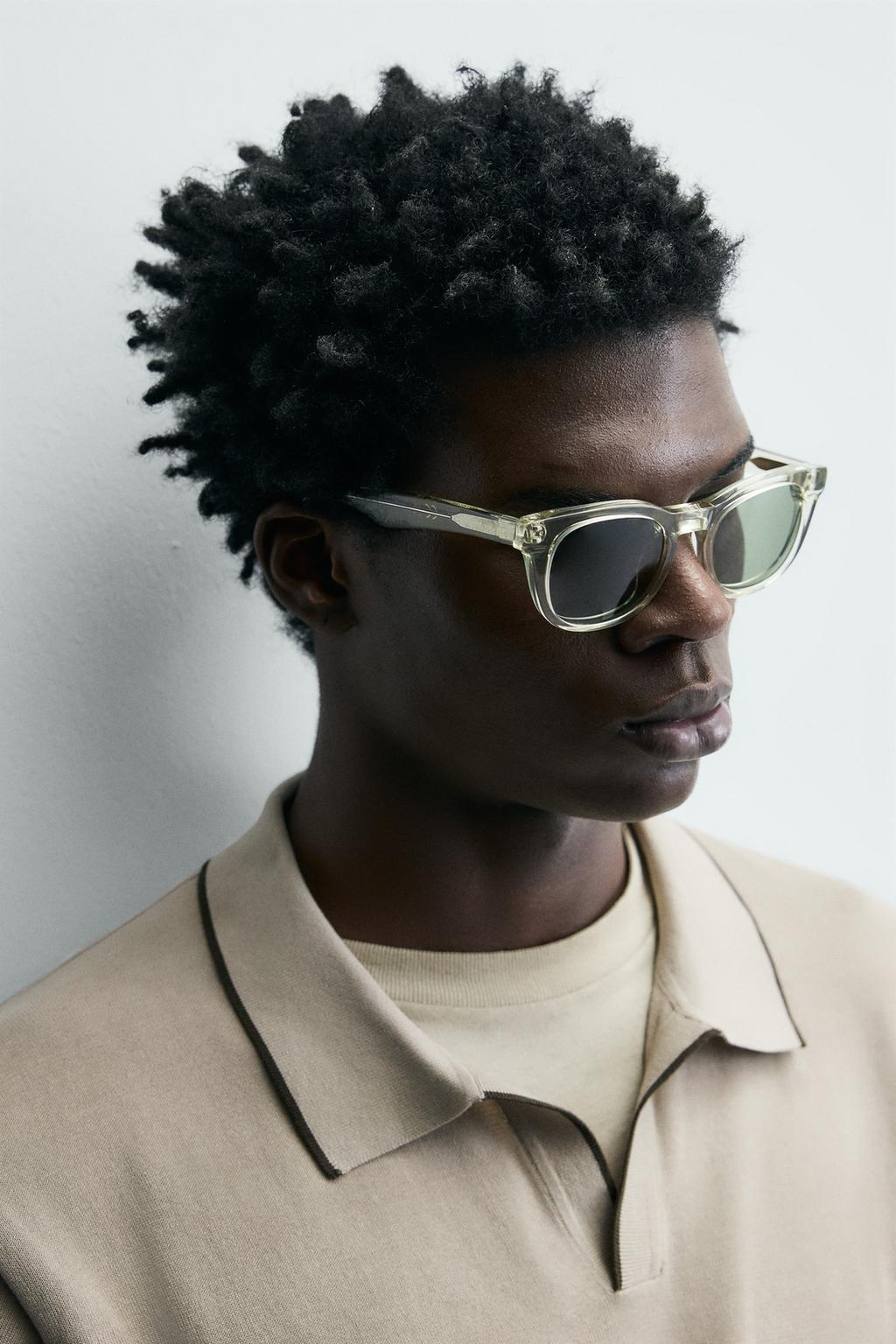 Поло из контрастного вязаного ребра