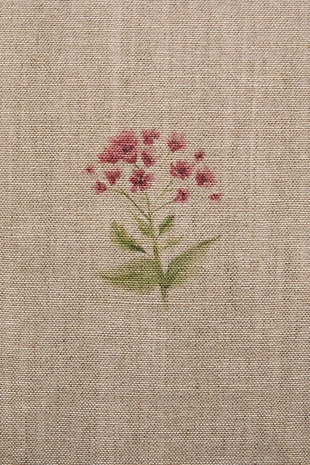 Чехол для подушки с льняным цветочным узором- Заказать в России