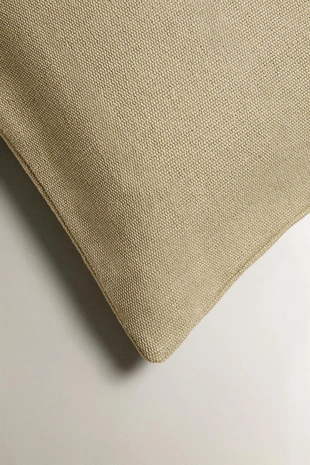 Чехол из джута и хлопка для подушки- Заказать в России