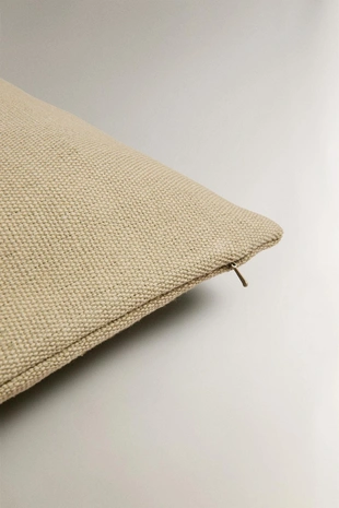 Чехол из джута и хлопка для подушки- Заказать в России