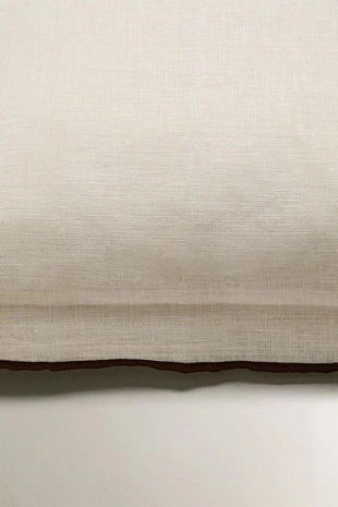 Чехол для подушки с контрастным оверлоком- Заказать в России