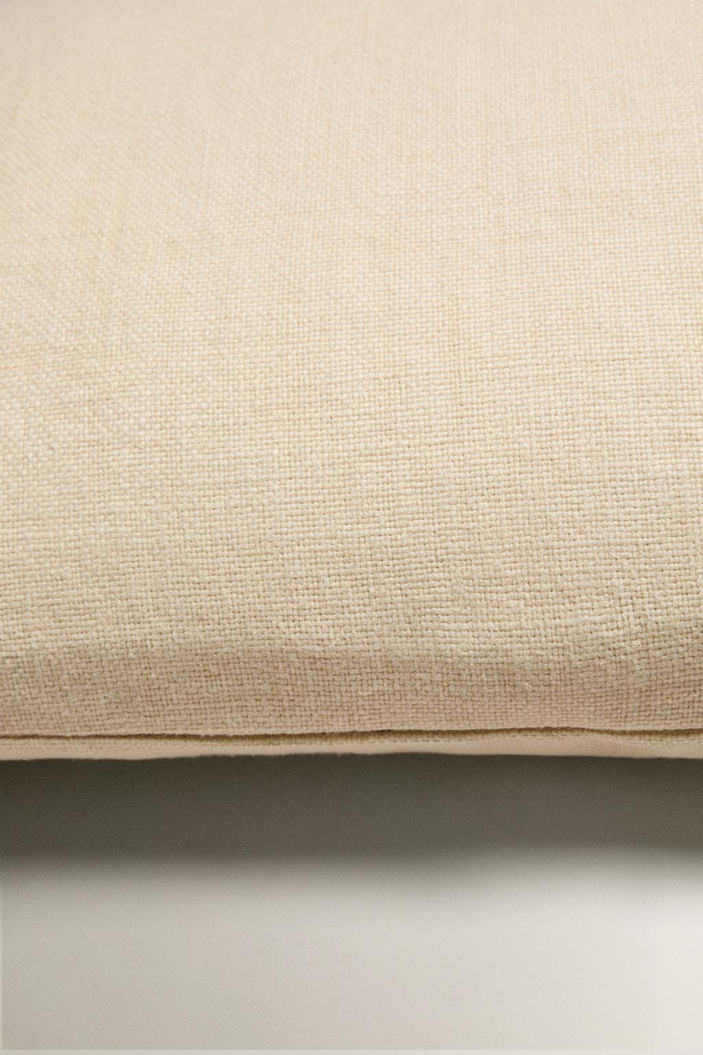 Чехол для декоративной подушки из льна