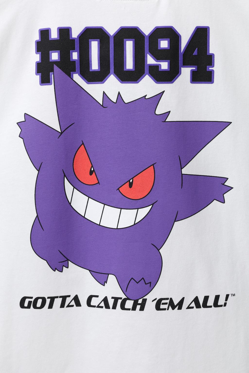 ФУТБОЛКА С ПРИНТОМ GENGAR POKÉMON ™