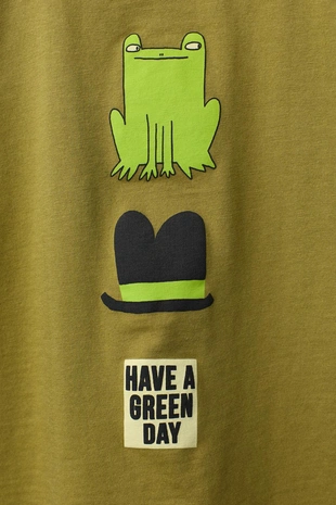 Футболка с принтом «лягушка»- Заказать в России