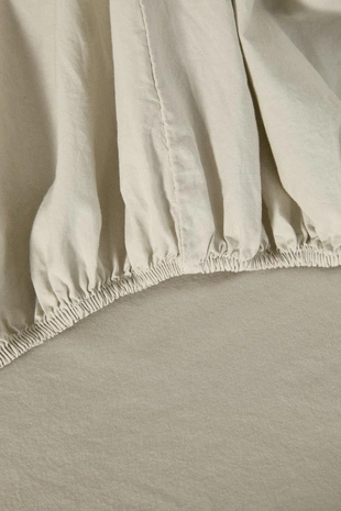 Простыня на резинке из миткого перкаля с эффектом стирки X SOCIETY LIMONTA- Заказать в России