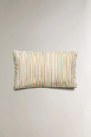 Чехол на подушку в полоску- Заказать в России