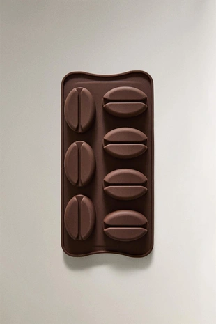 Форма для льда кофейные бобы из силикона- Заказать в России