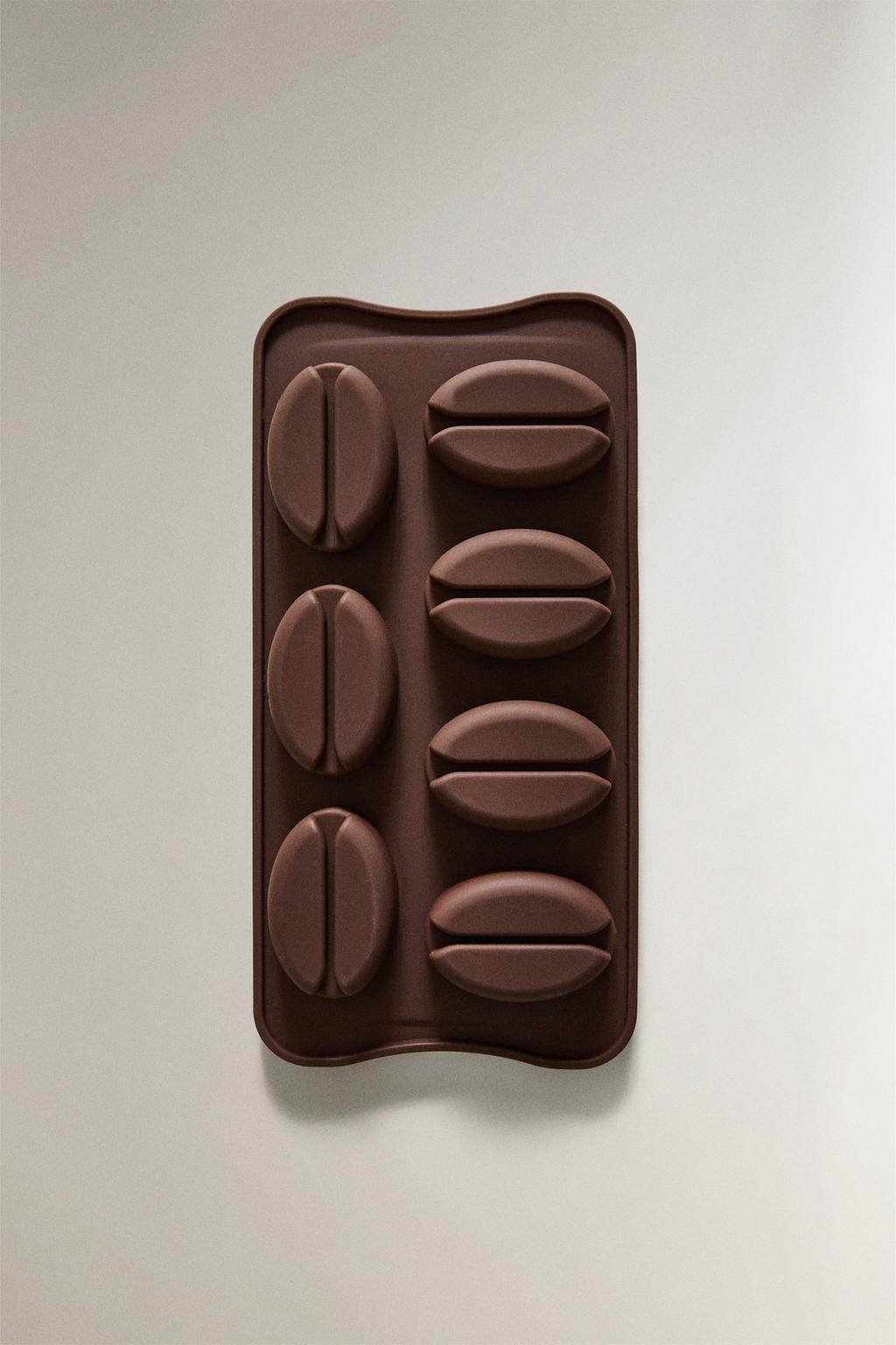 Форма для льда кофейные бобы из силикона