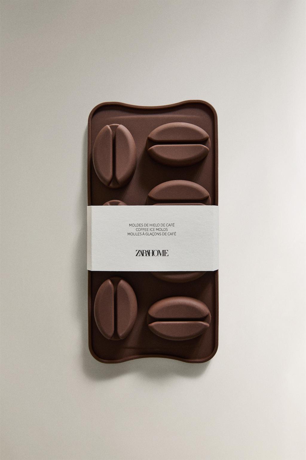 Форма для льда кофейные бобы из силикона