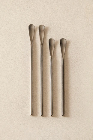 Набор длинных кофейных ложек (набор из 4 штук)- Заказать в России