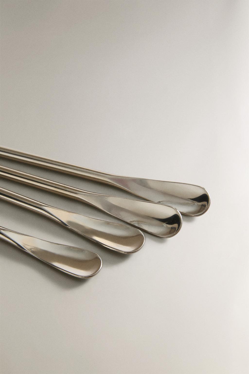 Набор длинных кофейных ложек (набор из 4 штук)