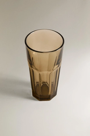 Стакан для газированных напитков с объемным узором из стекла- Заказать в России