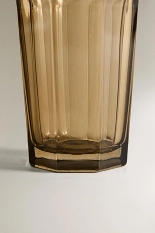 Стакан для газированных напитков с объемным узором из стекла- Заказать в России