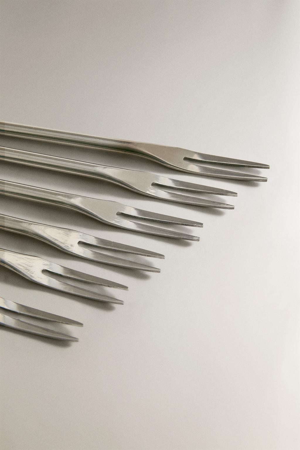 Набор столовых вилок из нержавеющей стали (набор из 6 штук)