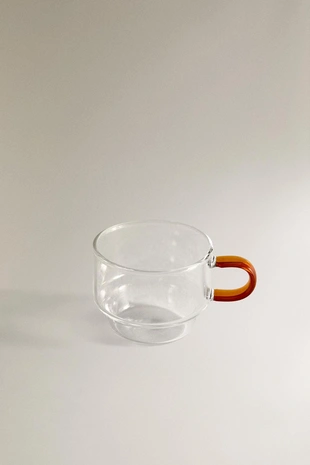 Набор стаканов из боросиликатного стекла со цветной ручкой (набор из 4 шт.)- Заказать в России