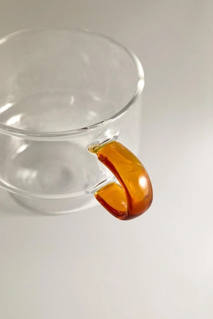 Набор стаканов из боросиликатного стекла со цветной ручкой (набор из 4 шт.)- Заказать в России