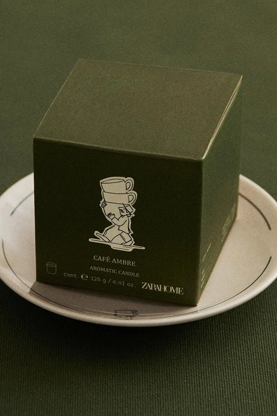 (125 г) ароматическая свеча café ambre
