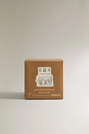 (125 г) ароматическая свеча с запахом слоёного круассана с маслом и солёным маслом- Заказать в России