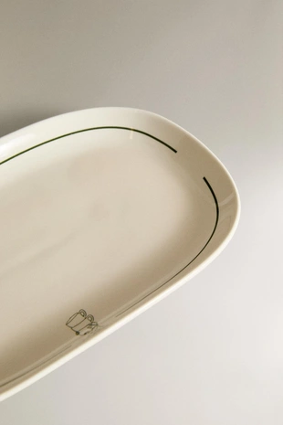 Керамическое блюдо для сервировки в кафе- Заказать в России