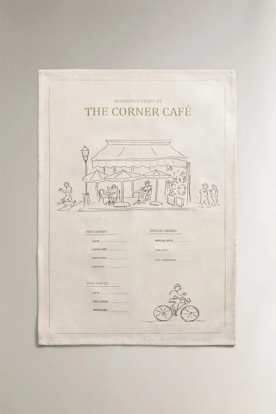 Набор хлопковых кухонных полотенец café (набор из 2 шт.)