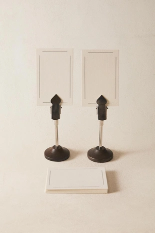 Набор деревянных держателей для мест и карточек- Заказать в России