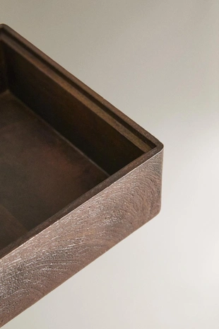 Средняя деревянная коробка с крышкой- Заказать в России