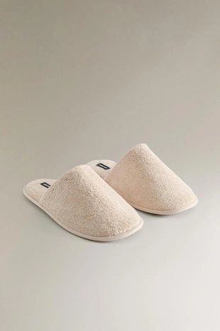 Тапочки для ванной из махровой ткани- Заказать в России