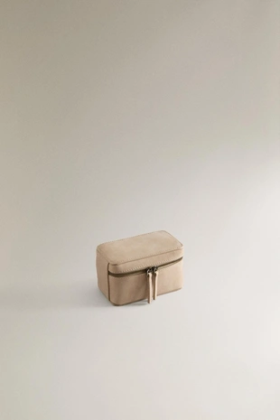 Маленькая кожаная ювелирная коробка для путешествий- Заказать в России