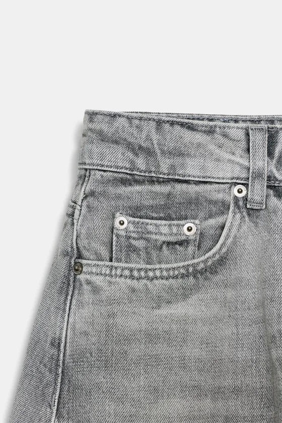 ДЖИНСЫ коллекция Zara «ZW» ANKLE баллон СО СРЕДНЕЙ ПОСАДКОЙ