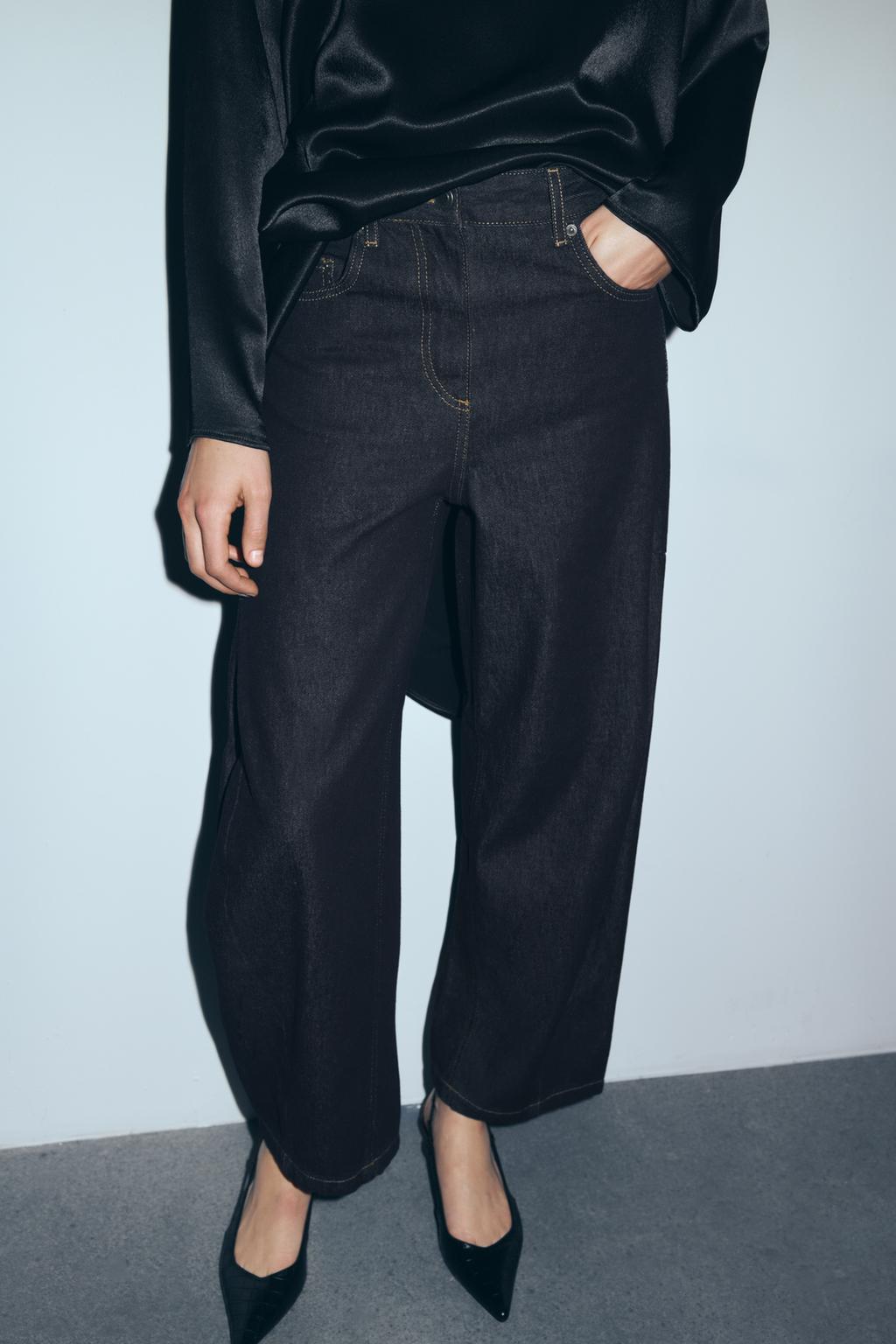 ДЖИНСЫ ZW COLLECTION ANKLE BALLOON СО СРЕДНЕЙ ПОСАДКОЙ