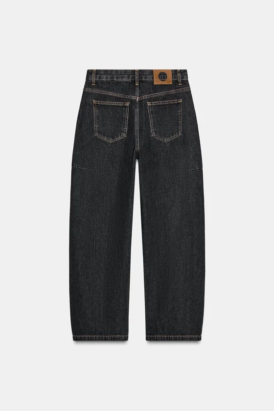 ДЖИНСЫ коллекция Zara «ZW» ANKLE баллон СО СРЕДНЕЙ ПОСАДКОЙ