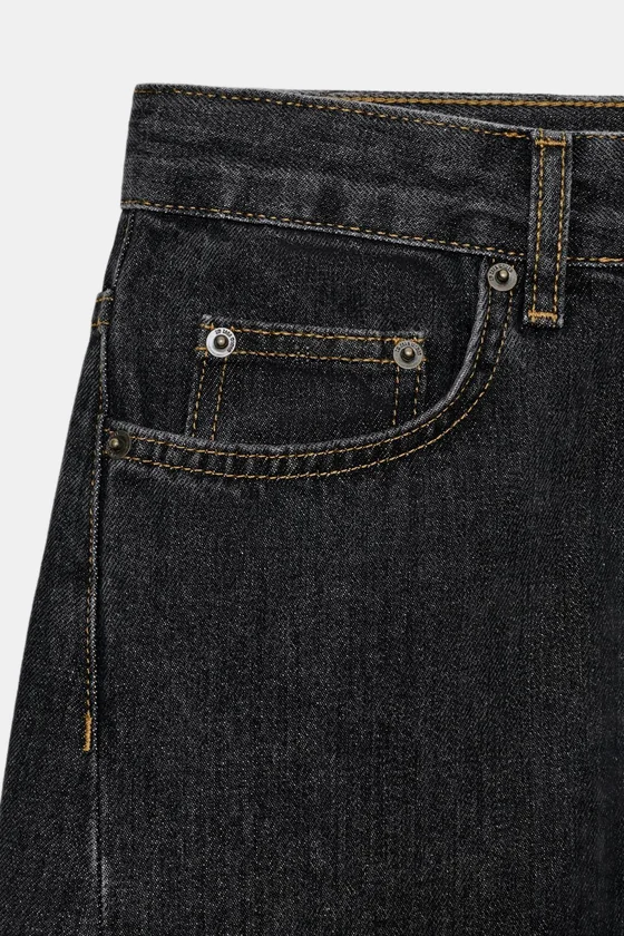 ДЖИНСЫ коллекция Zara «ZW» ANKLE баллон СО СРЕДНЕЙ ПОСАДКОЙ