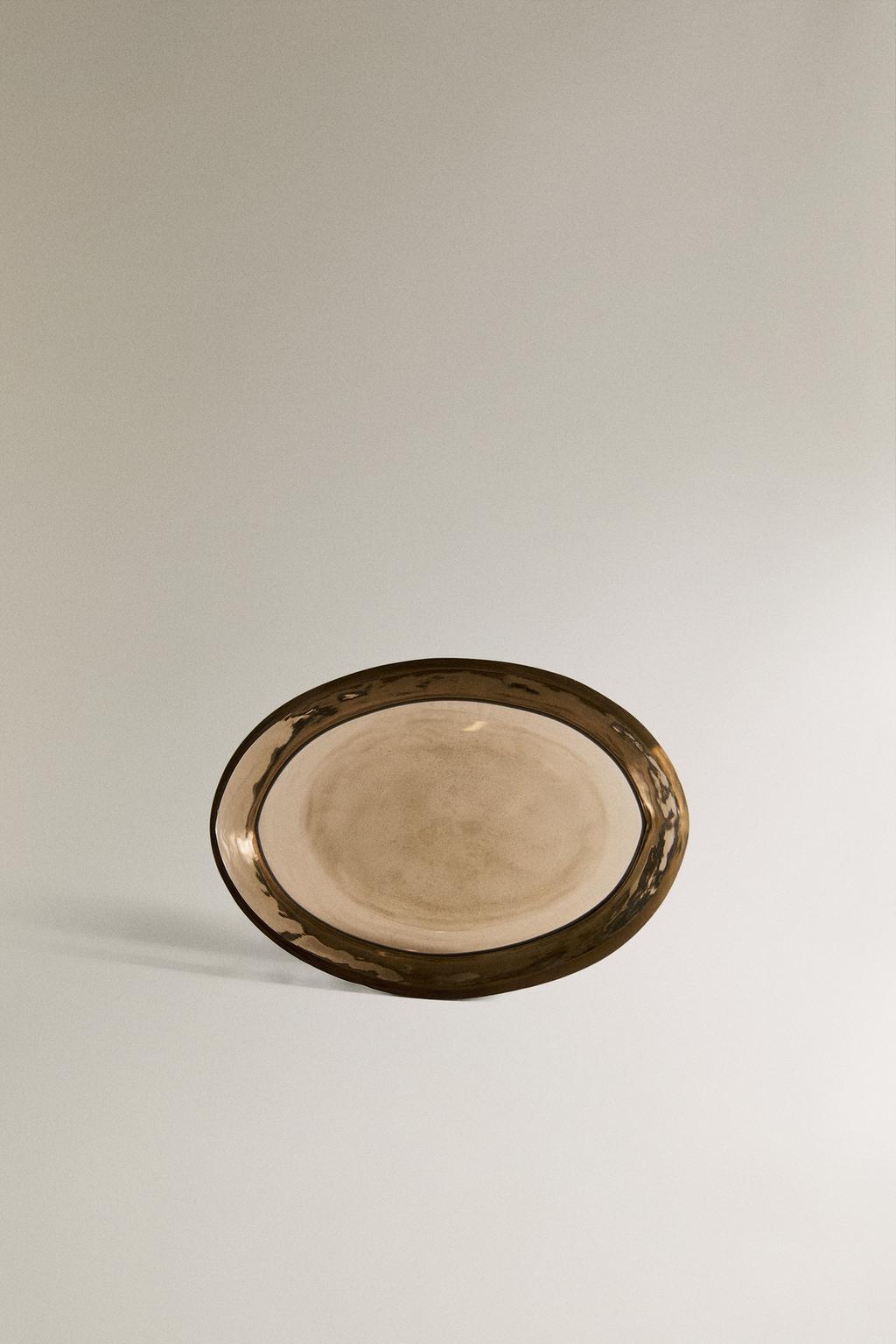 Мыльница для ванной из текстурированного стекла с дымчатым оттенком