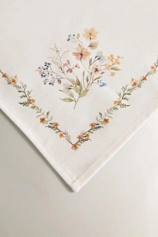 Салфетка с цветочным принтом (набор из 2)- Заказать в России