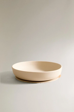 Детский силиконовый тарелка с изображением кролика- Заказать в России