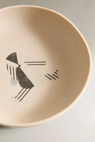 Детский силиконовый тарелка с изображением кролика- Заказать в России