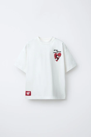 Купить Zara Футболка с сердцем