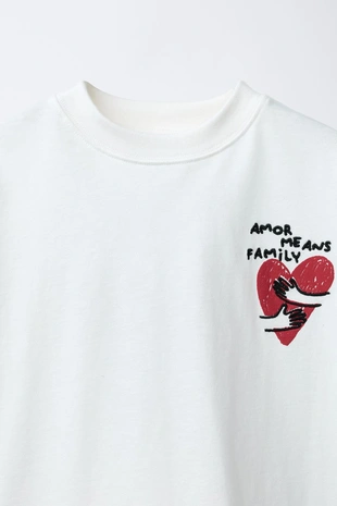 Футболка с сердцем- Заказать в России