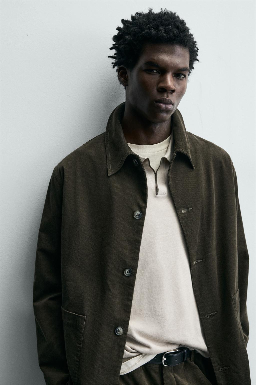 ВЕЛЬВЕТОВАЯ КУРТКА-РУБАШКА С КАРМАНАМИ