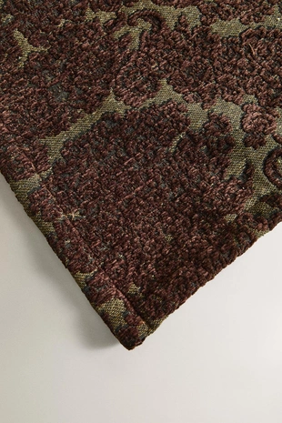 Декоративный бегунок для стола с растительным узором из жаккарда- Заказать в России