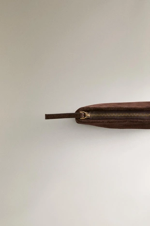 Чехол для хранения из разделённой кожи- Заказать в России