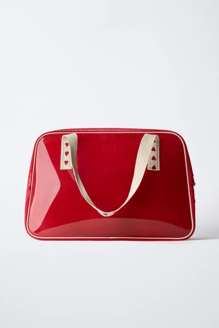 Виниловая сумка-шопер ко дню святого валентина- Заказать в России